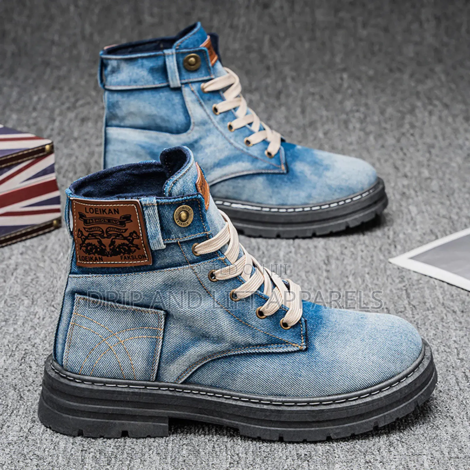 Denim Mens Boots