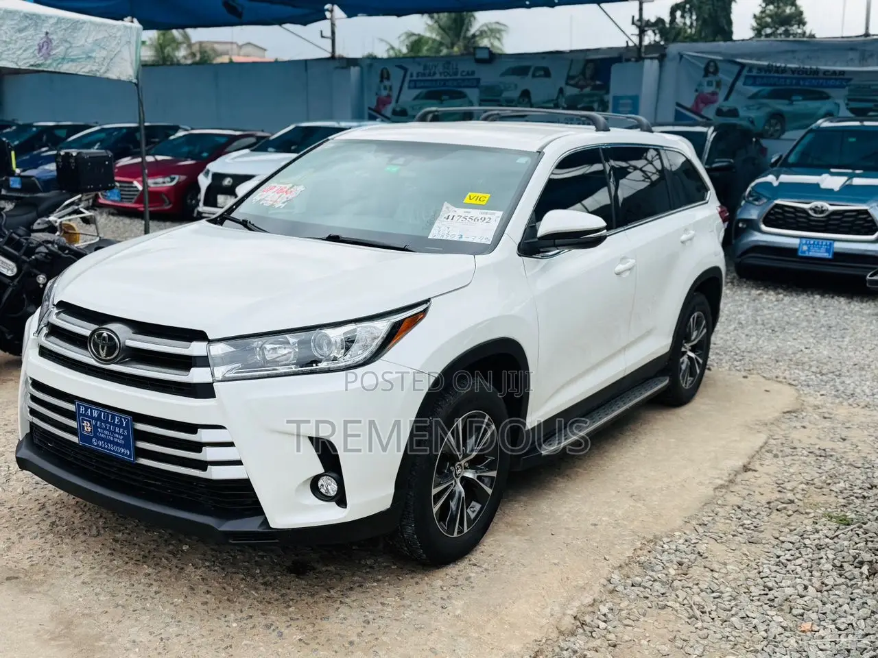 Toyota Highlander LE Plus 2019 White