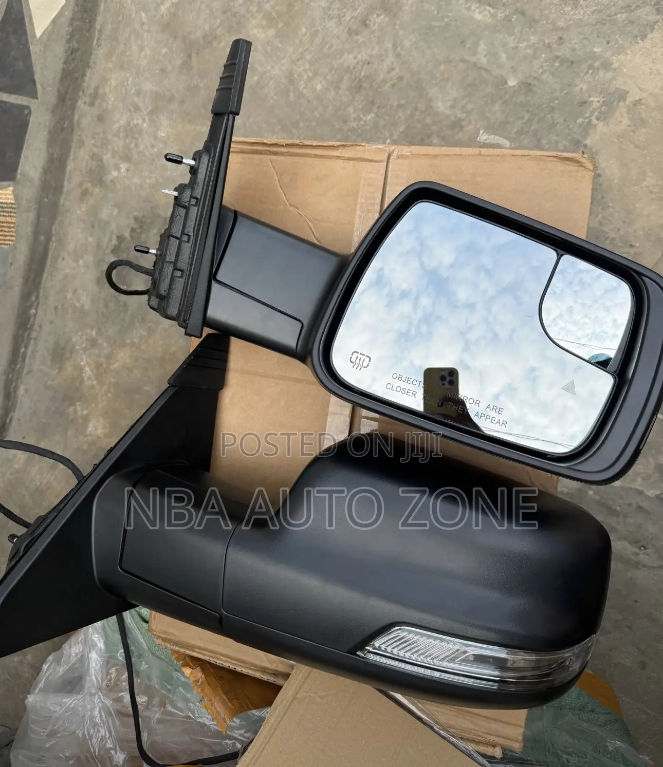 Dodge Ram 2017-21 Side Mirror With Led Light and Blind Spots Sensor