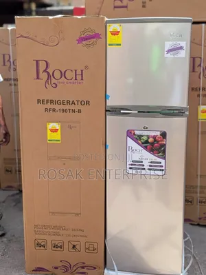 Roch RFR-190tn-B Refrigerator Top Freezer Fridge 168l