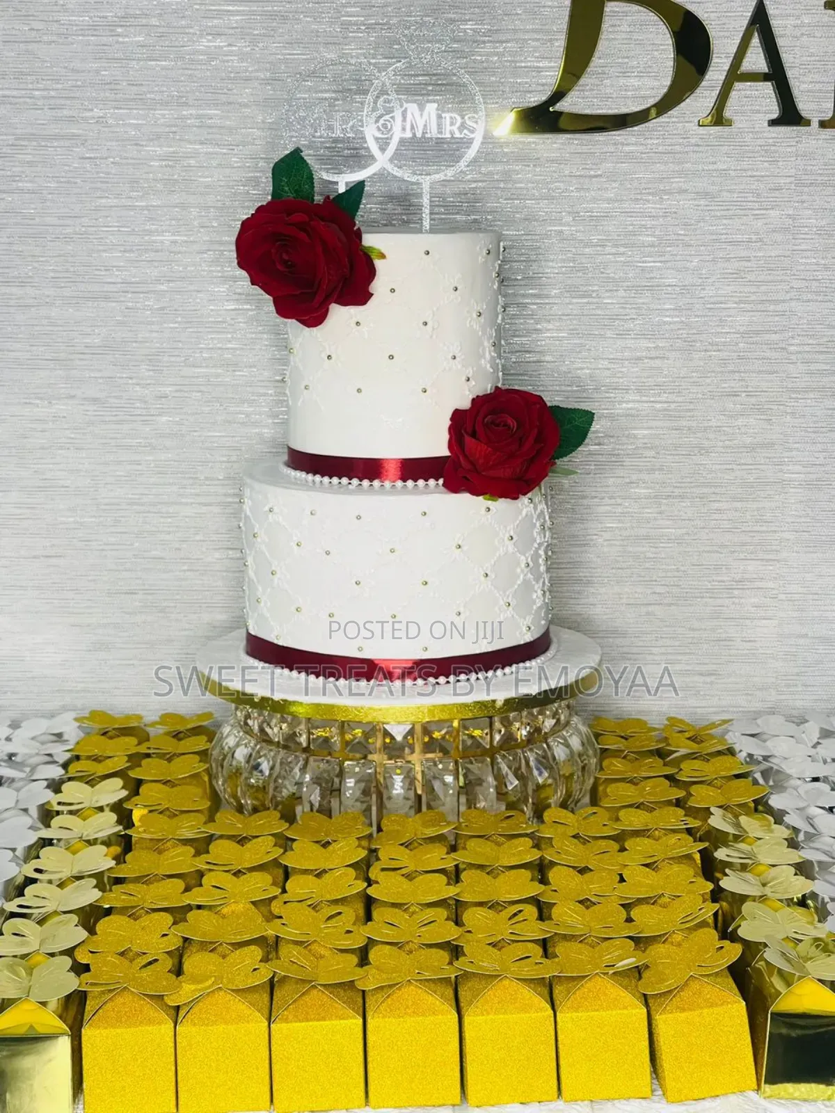 Wedding Cake (Wine and White)