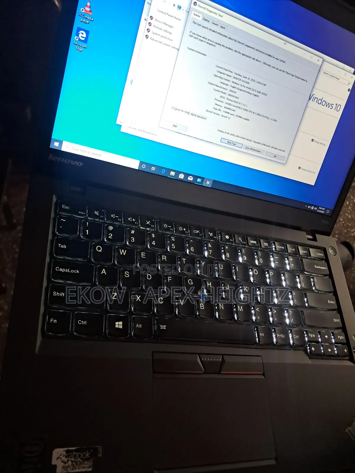 Laptop Lenovo ThinkPad T450 4GB Intel Core I5 SSD 250GB