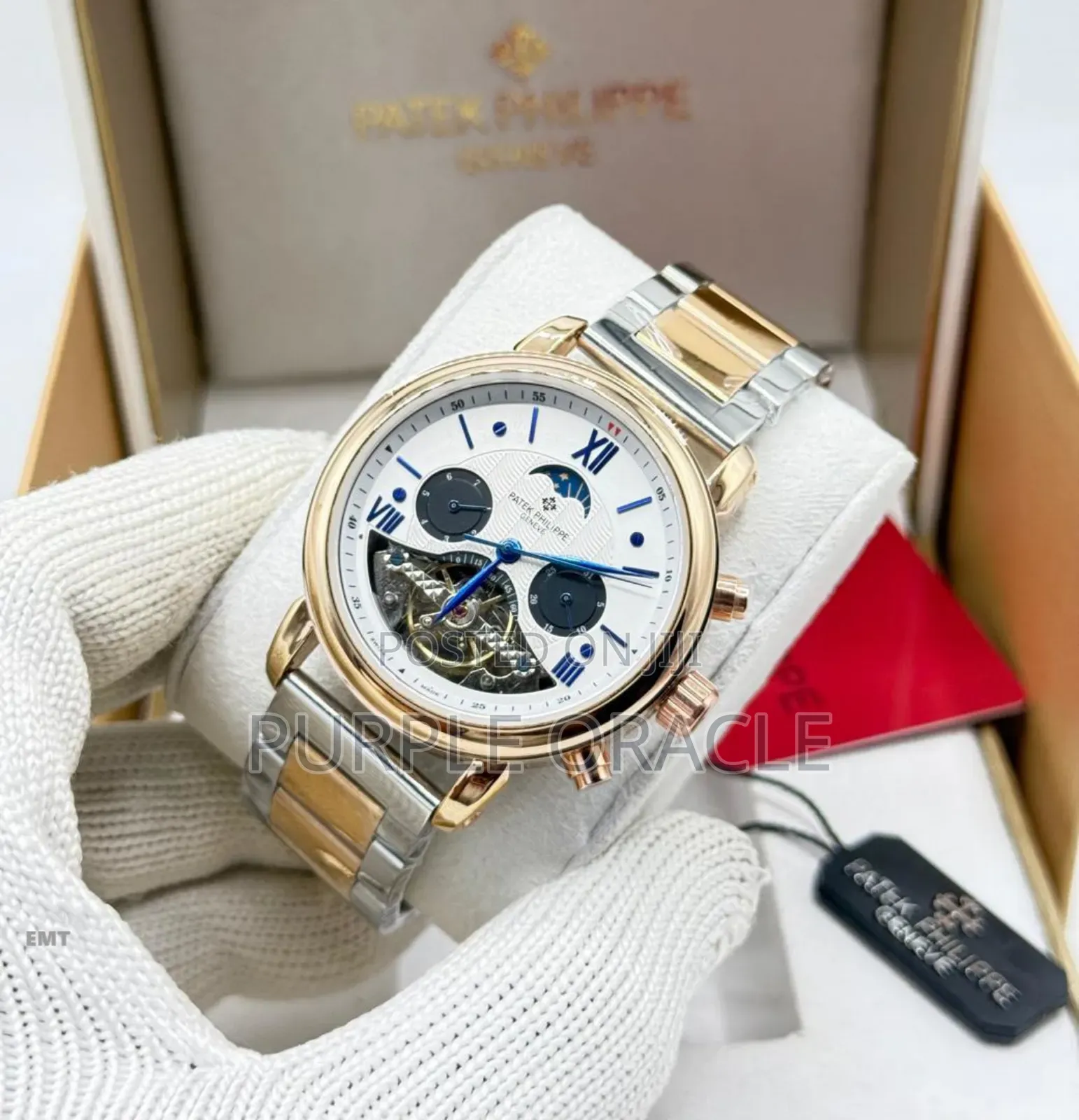 Rose Gold Patek Philippe  Mechanical Watch