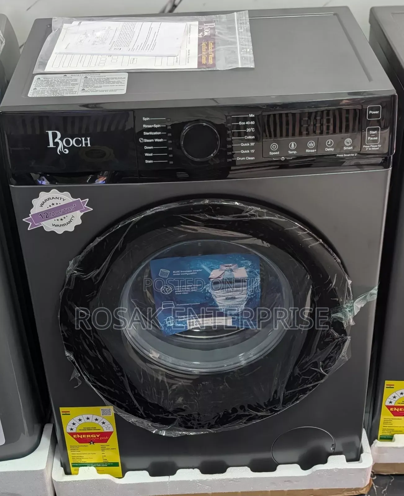 Roch 8kg Front Load Fully Automatic Washing Machine
