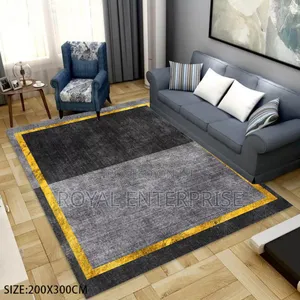 3d Crystal Velvet Carpet: Ideal for Modern Homes ( 200/300cm )