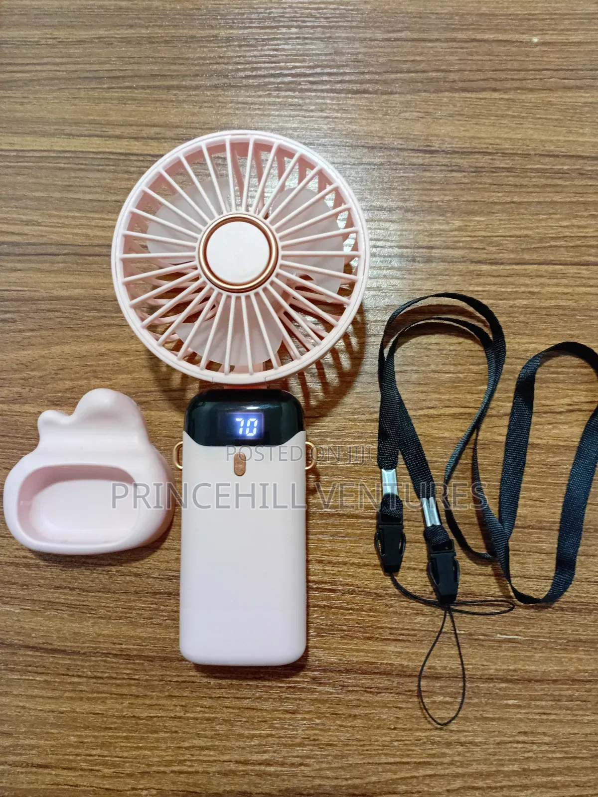 Portable Mini Fan With Led Display