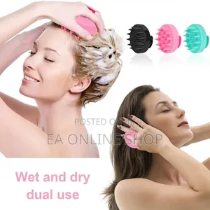 Silicone Brush Scalp Massage Hair Salon Washing Animals Cleaning