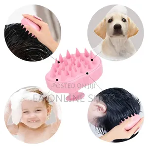 Silicone Brush Scalp Massage Hair Salon Washing Animals Cleaning