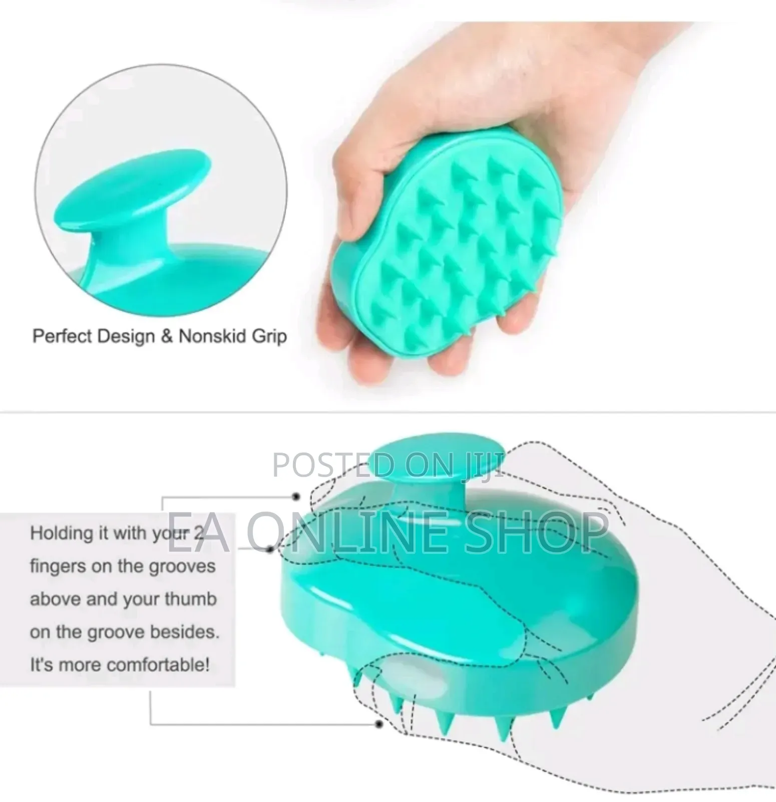 Silicone Brush Scalp Massage Hair Salon Washing Animals Cleaning