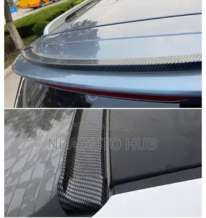 Universal Carbon Fiber Boot Spoiler With Brake Light and Indicator