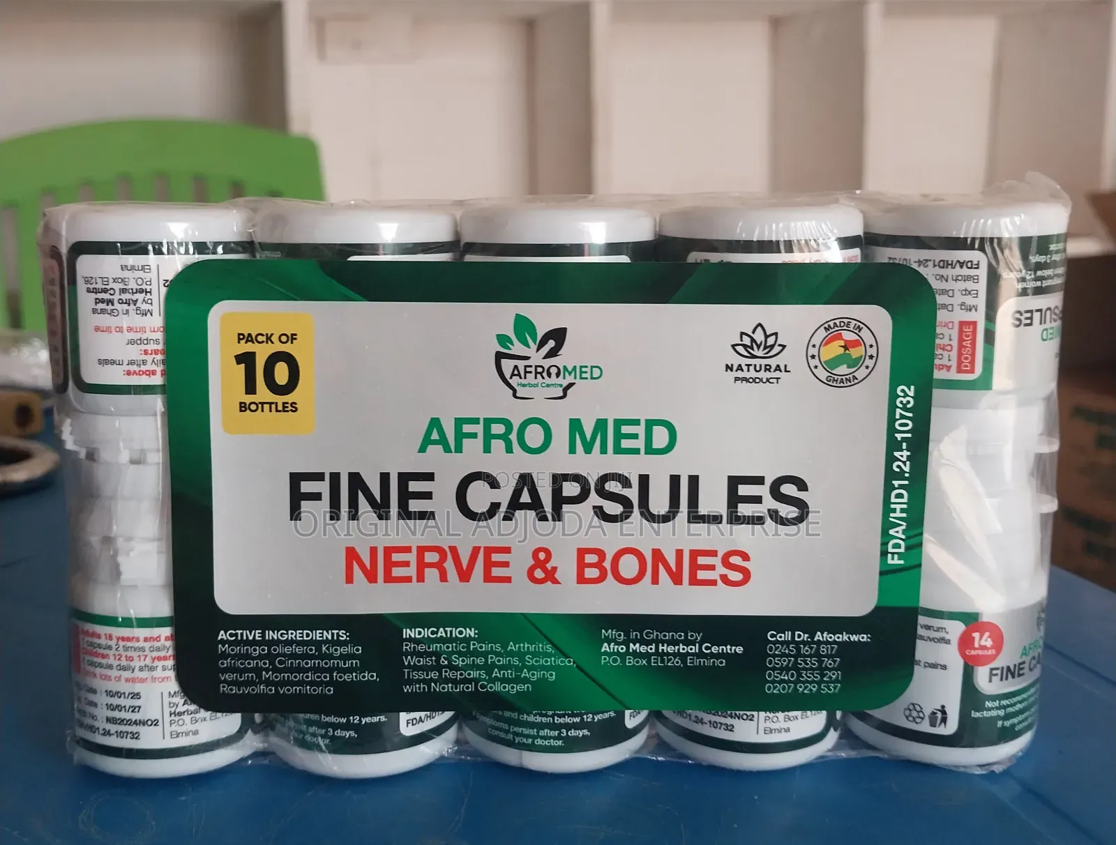 Afro Med Fine Capsules Nerve And Bone