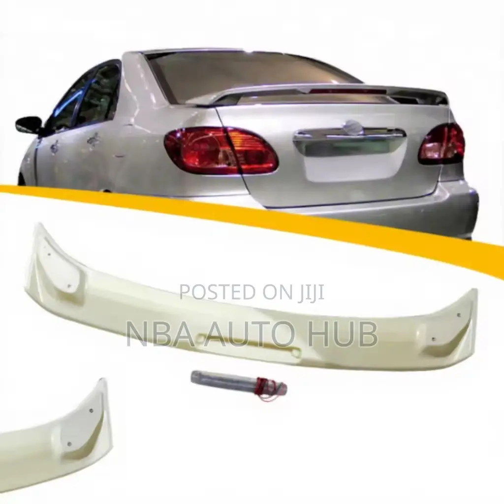 Toyota Corolla Boot Spoiler With Brake Light