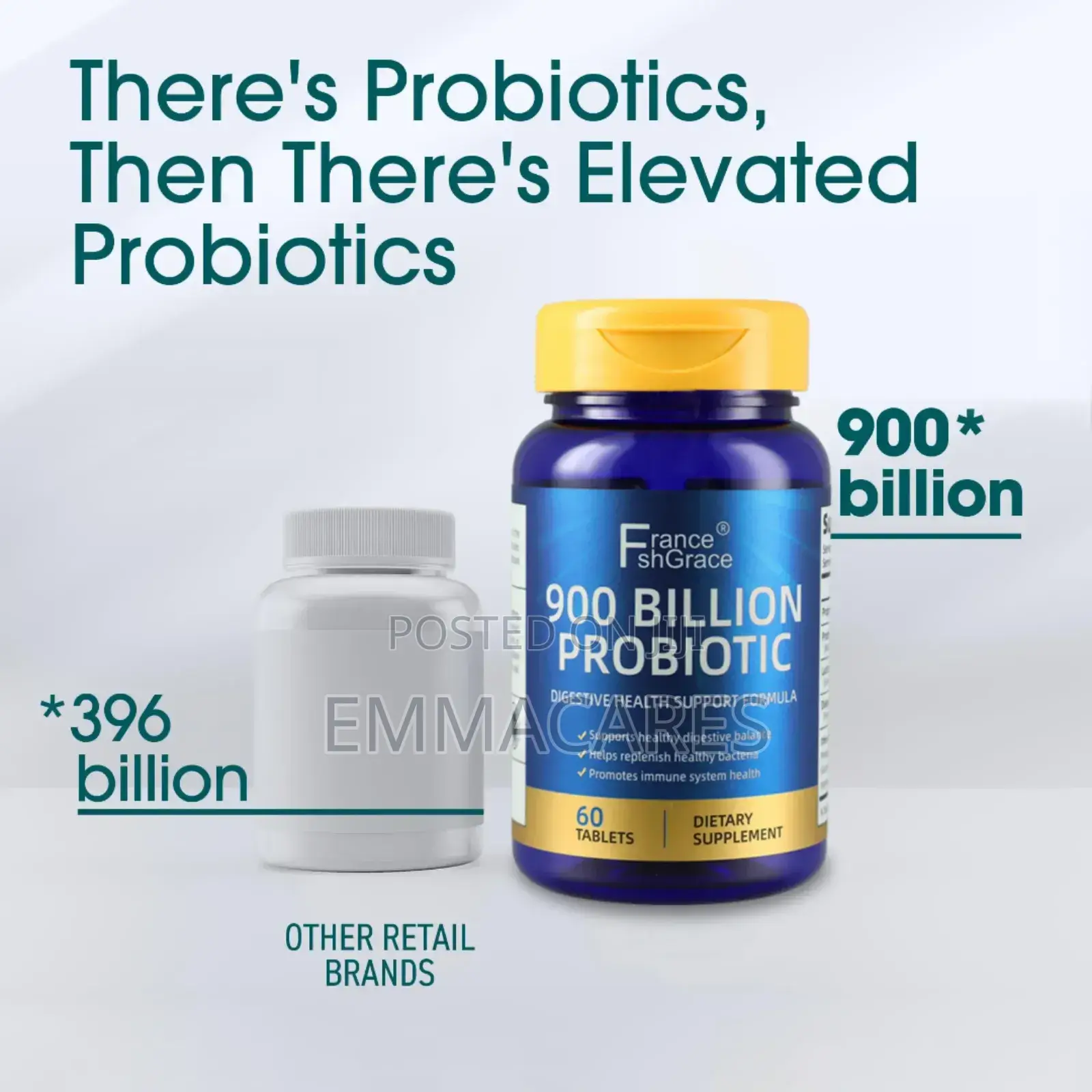 900 Billion Cfu Probiotics