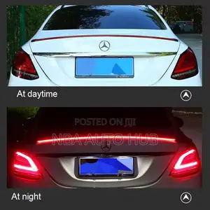 Universal Carbon Fiber Boot Spoiler With Brake Light and Indicator
