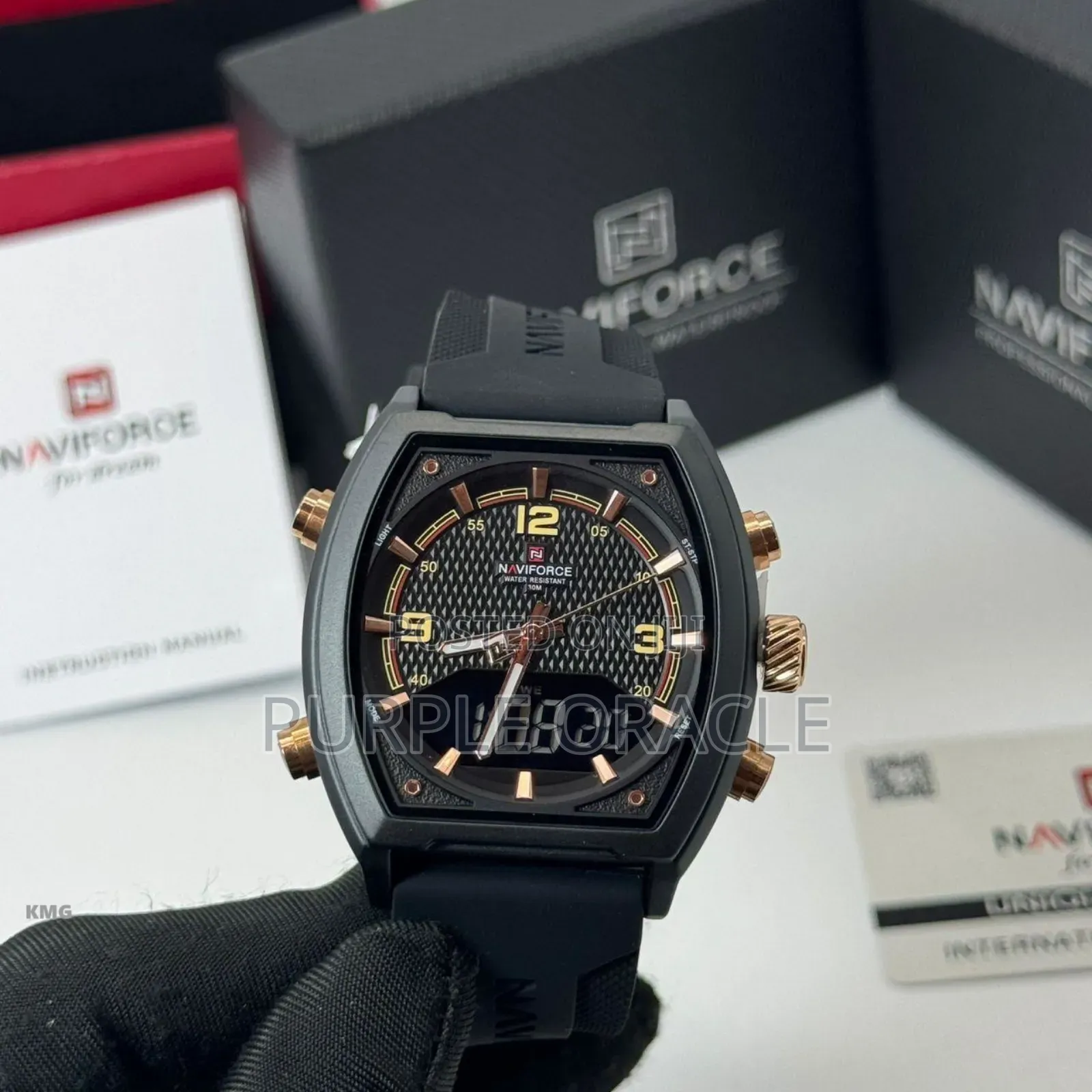 Naviforce Nf9242, A Dual-display Multifunctional Wristwatch .
