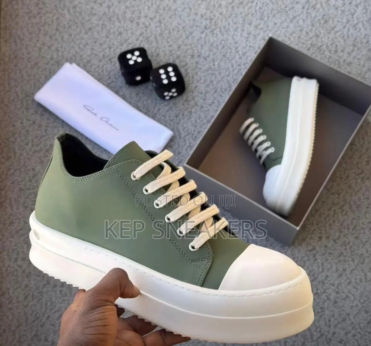 Rick Owens Edfu Low 'Moss'