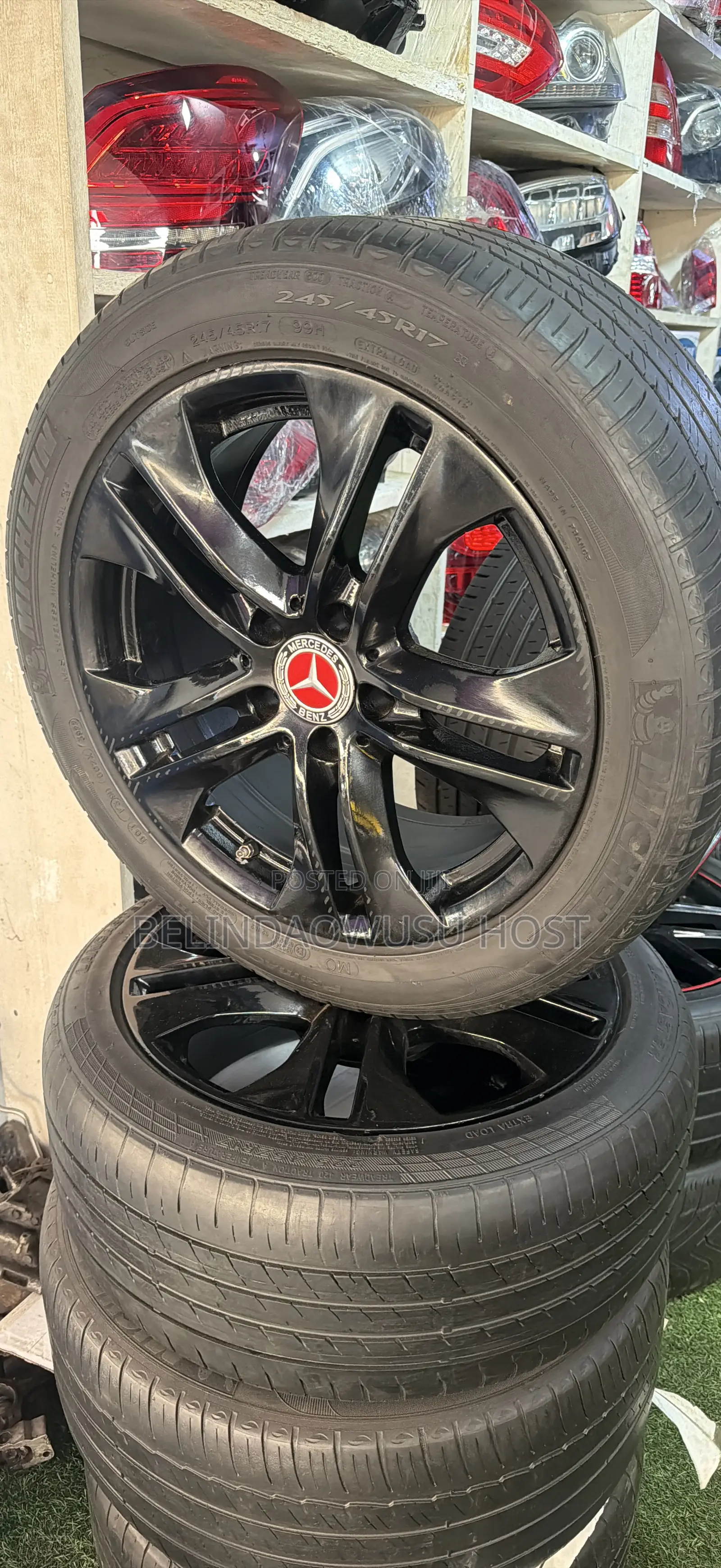 Benz Rim 17 With Tires