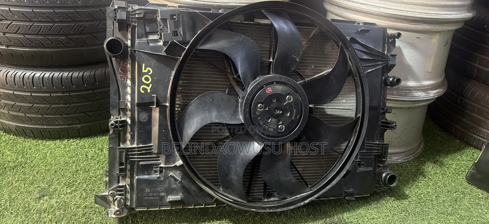 205 Radiator and Fan