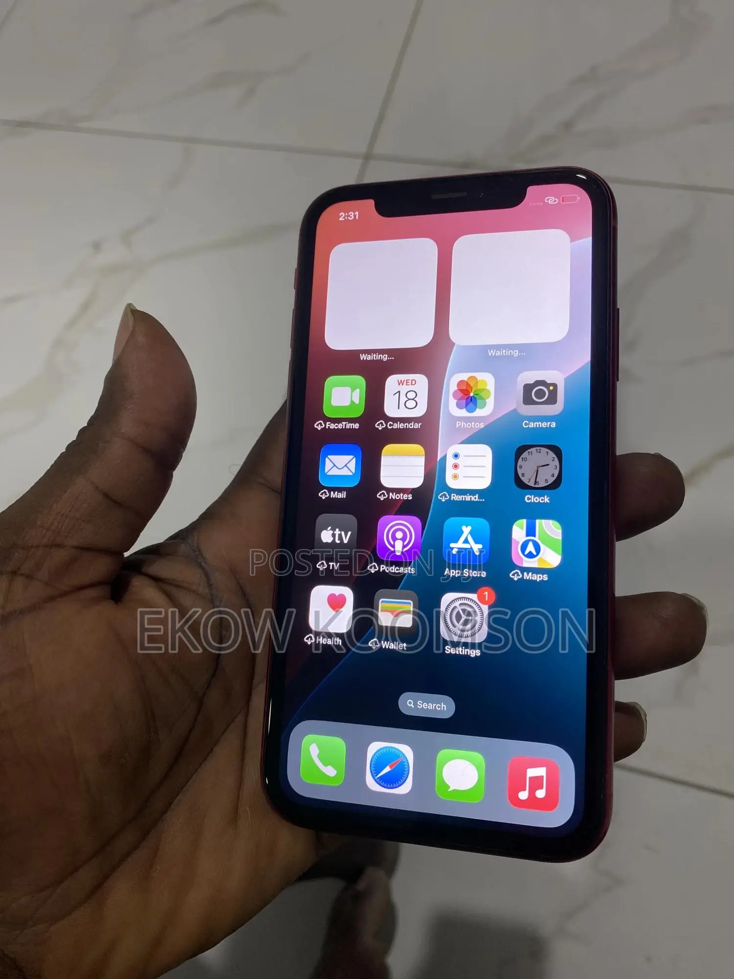 Apple iPhone XR 64 GB Red