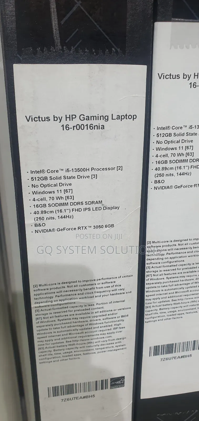 New Laptop HP Victus 16 16GB Intel Core i5 SSD 512GB