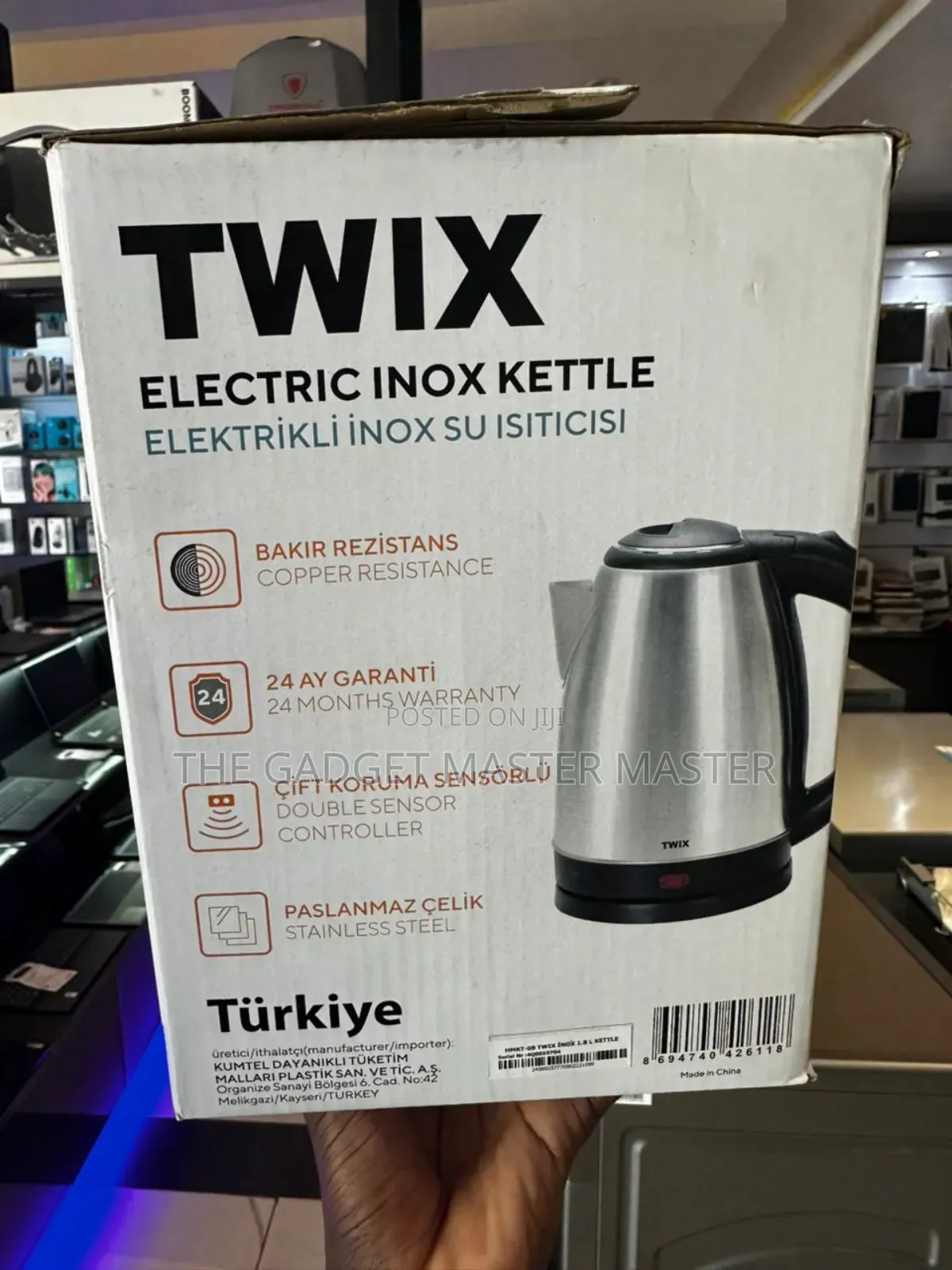 Twix HMKT-08 1.8l Electric Inox Kettle