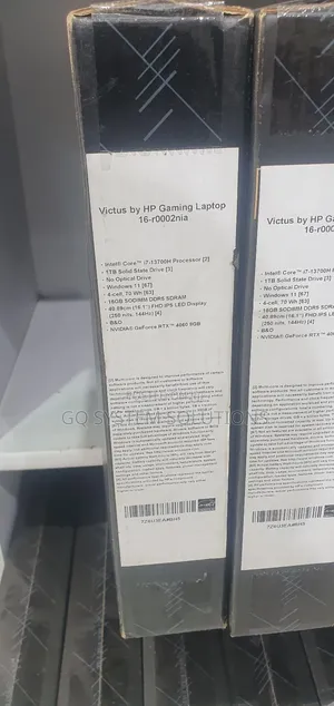 New Laptop HP Victus 16 16GB Intel Core i7 SSD 1T