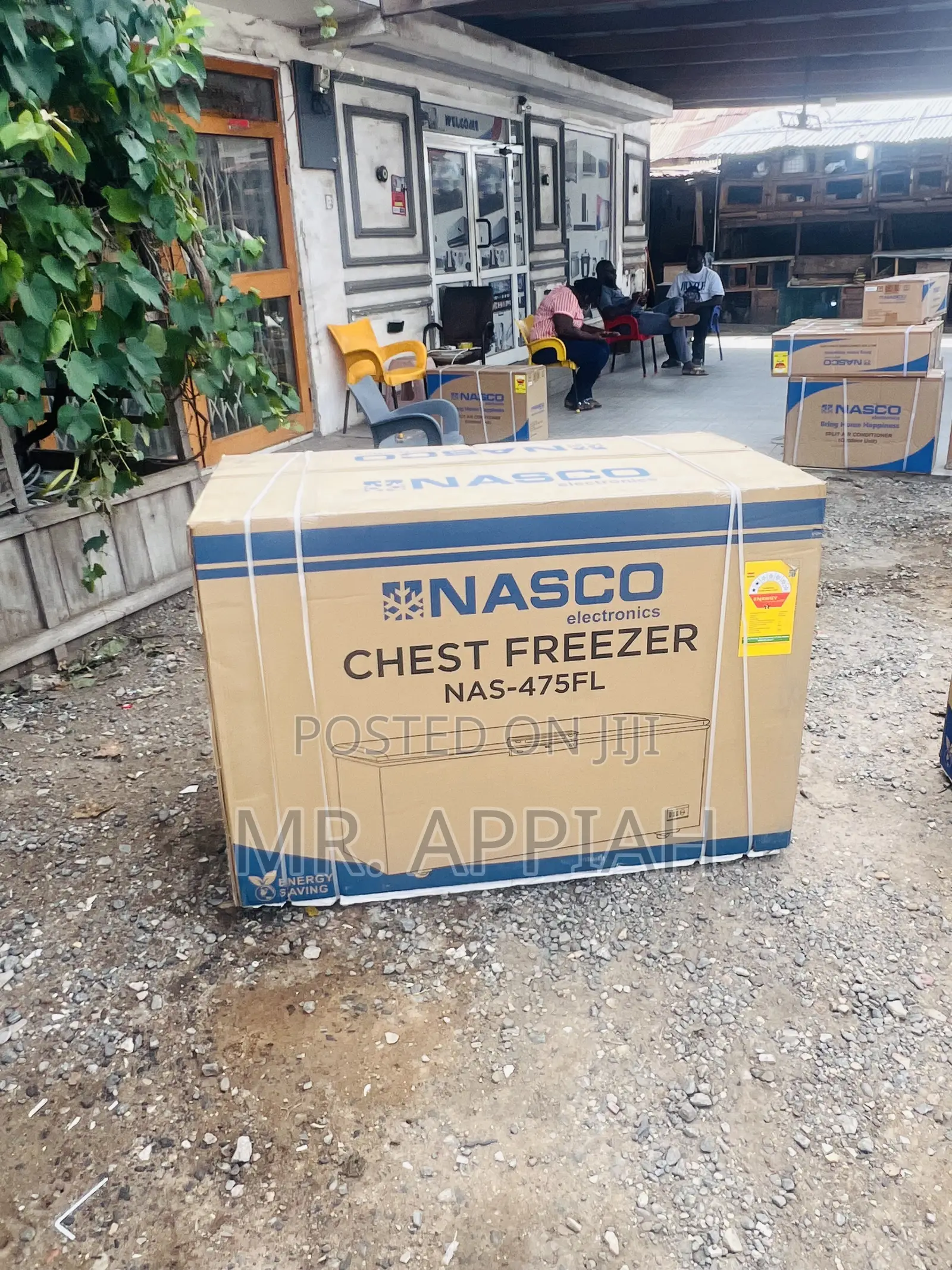 Original Nasco Single Door Electric Chest Freezer(Nas475fl)400liters