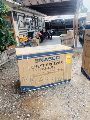Original Nasco Nas475fl Single Door Electric Chest Freezer(400l)Gray 