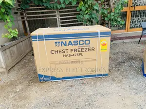 Authentic New Sleek Grey Chest Freezer Single Door Nas-475fl