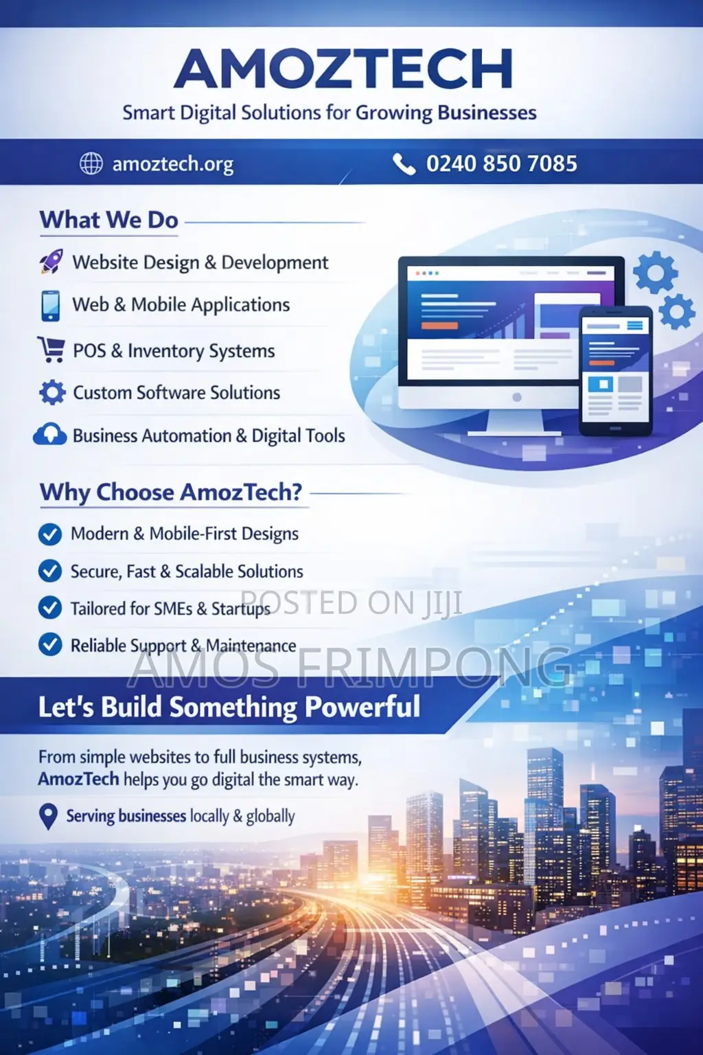 Amoztech Digital Works - Pos Software, Web Design and Custom Software