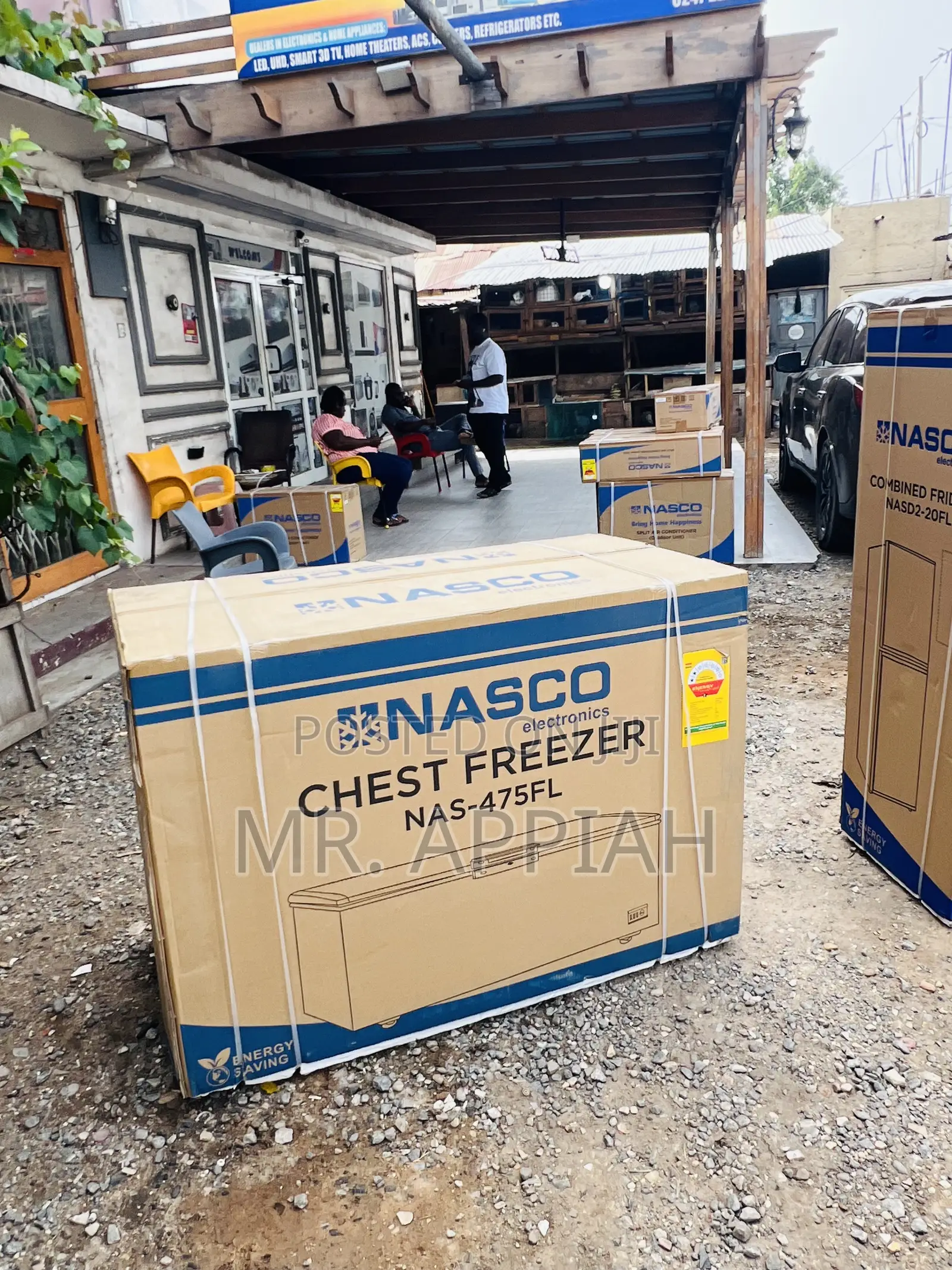 Get Affordable Nasco Nas475fl 400l Electric Chest Freezer(Gray) 