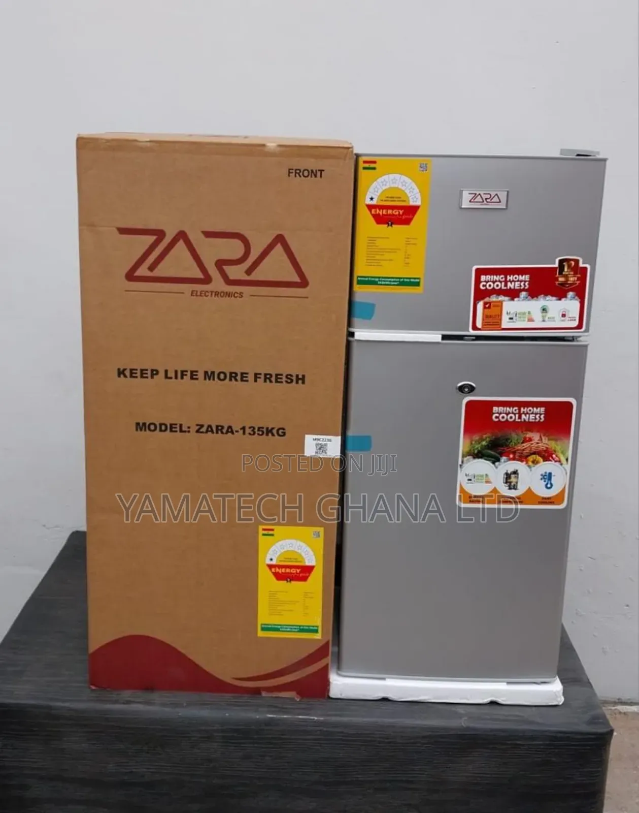 Quality Fast Cooling And Freezing Zara 110 Litre Top Freezer Fridge