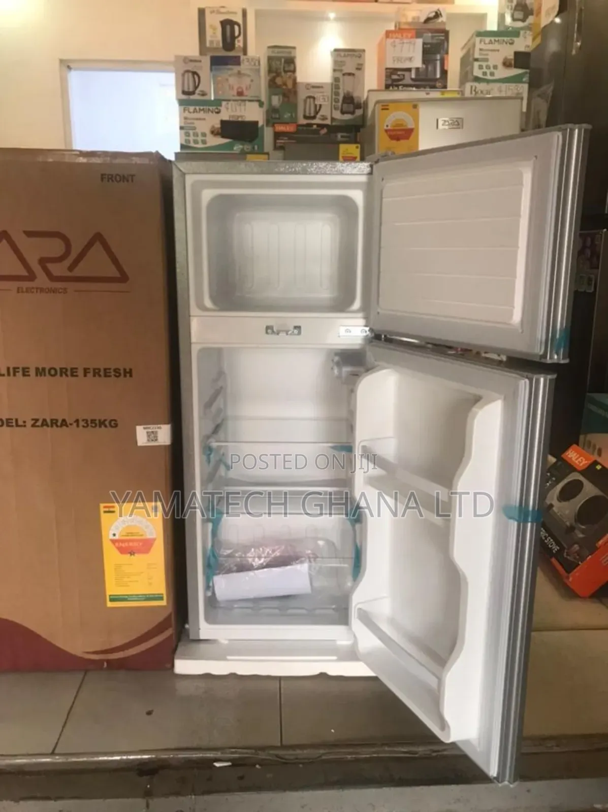 Quality Fast Cooling And Freezing Zara 110 Litre Top Freezer Fridge