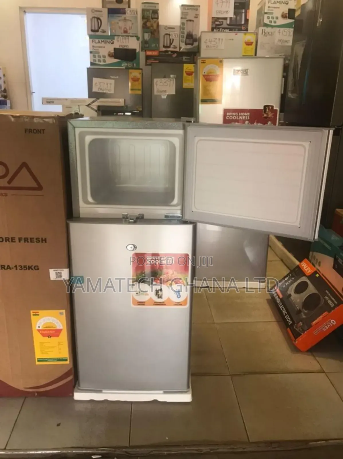 Quality Fast Cooling And Freezing Zara 110 Litre Top Freezer Fridge