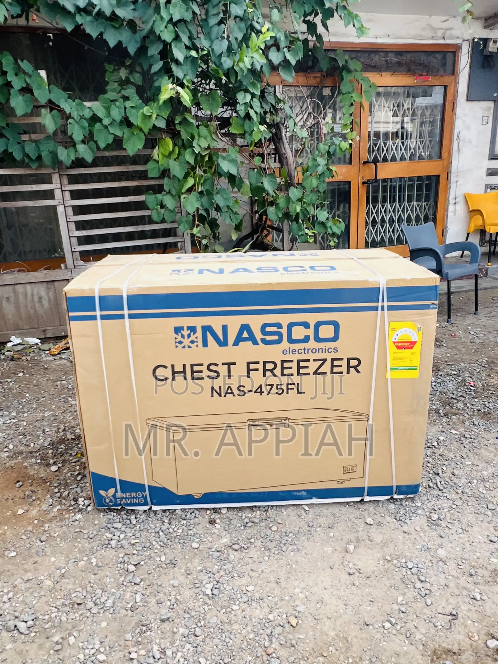 Quality Nasco 400l Single Door Chest Freezer(Nas475fl)Lock and Key