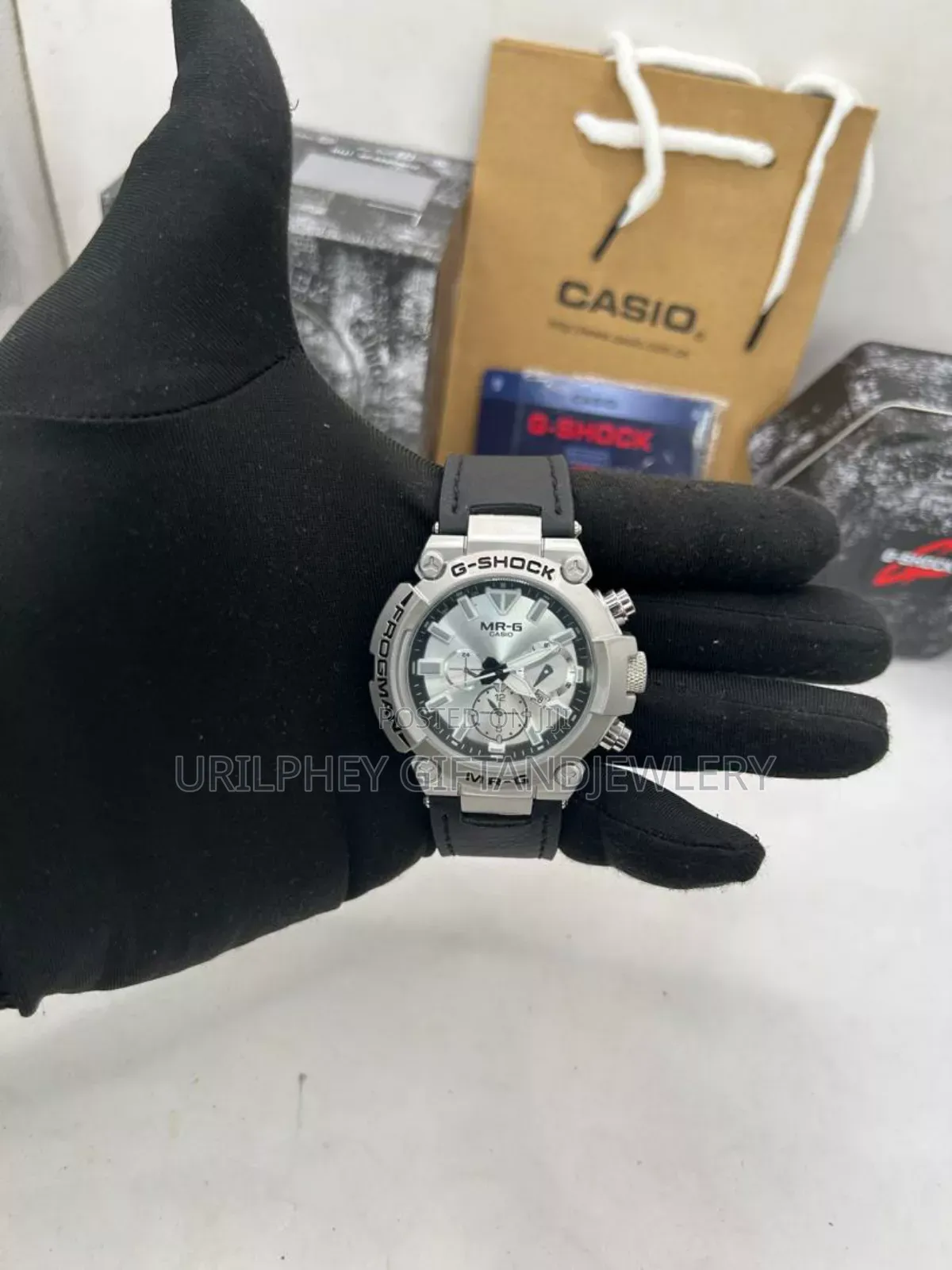 G Shock Leather Watch