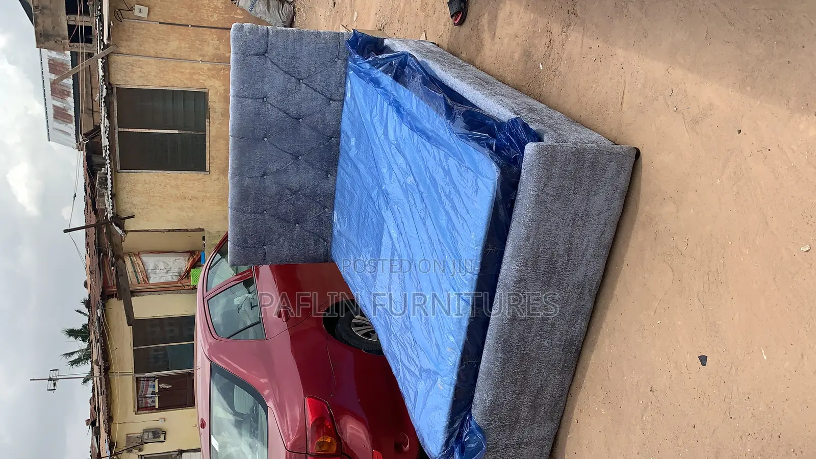 Quality Double Bed Frame With Mattress 54/75