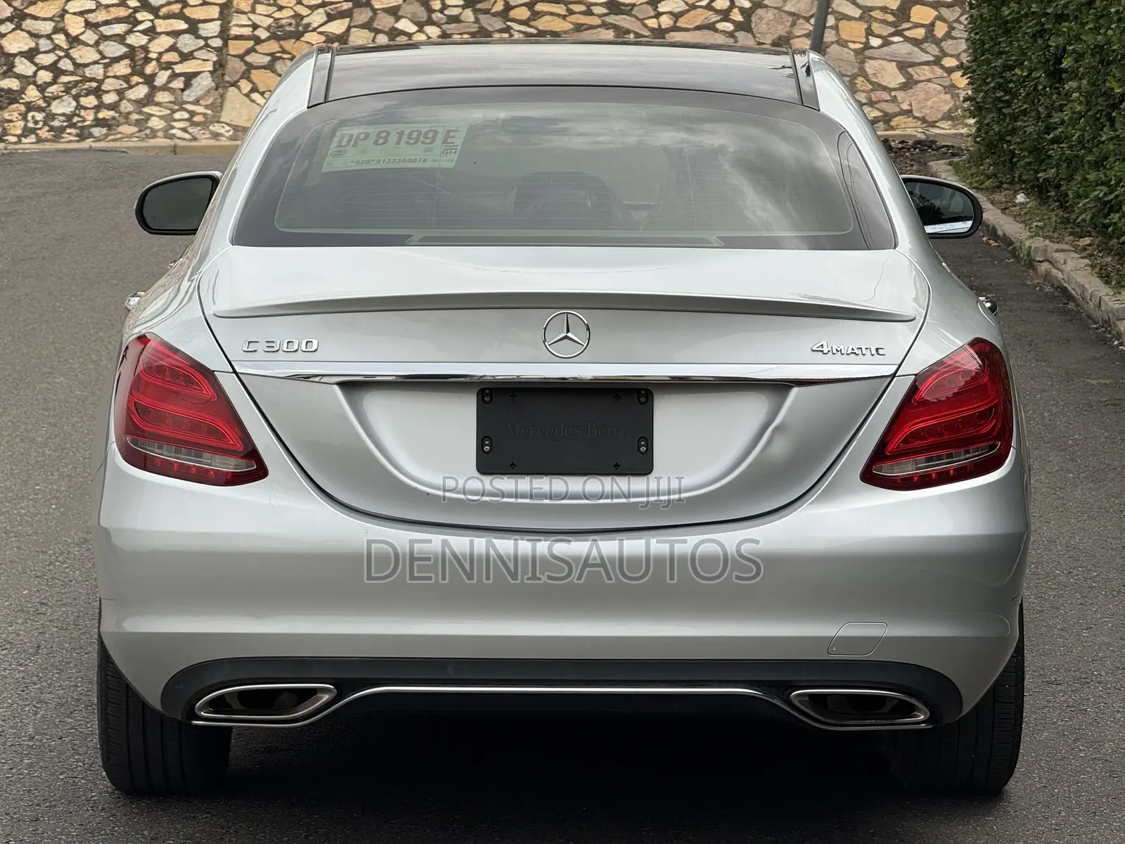 Mercedes-Benz C300 Base 4Matic Sedan AWD (2.0L 4cyl 7A) 2017 Silver