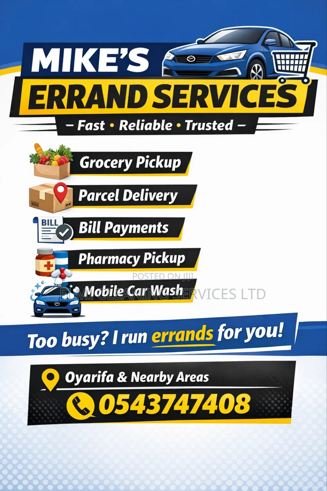 Mike's Errand Services and Auto Spa