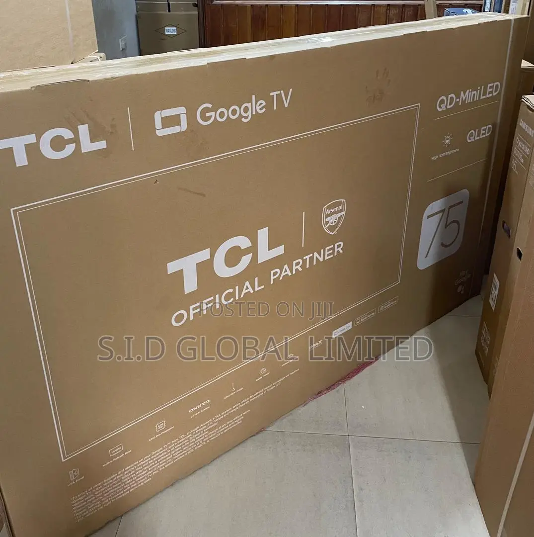 Sleek Design Stunning Picture Tcl 75c6k Qd-mini Led Tv