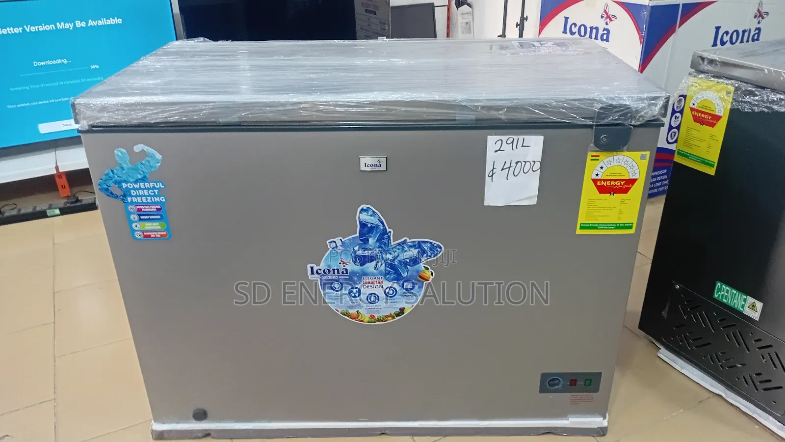 Icona 291l Freezer – Big on Space, Sleek in Style