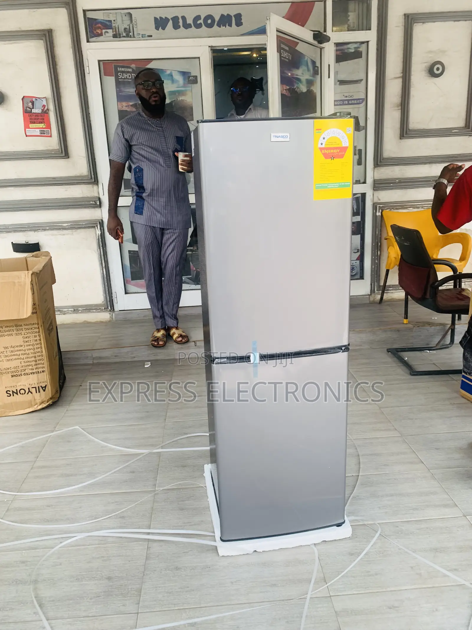 Text 10gig for Your 158l Fridge Nasco Double Door