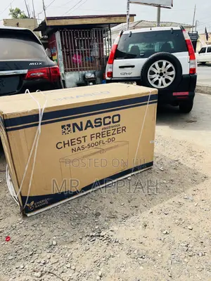 Original Nasco Nas500fl 425liters Double Door Chest Freezer(Gray) 
