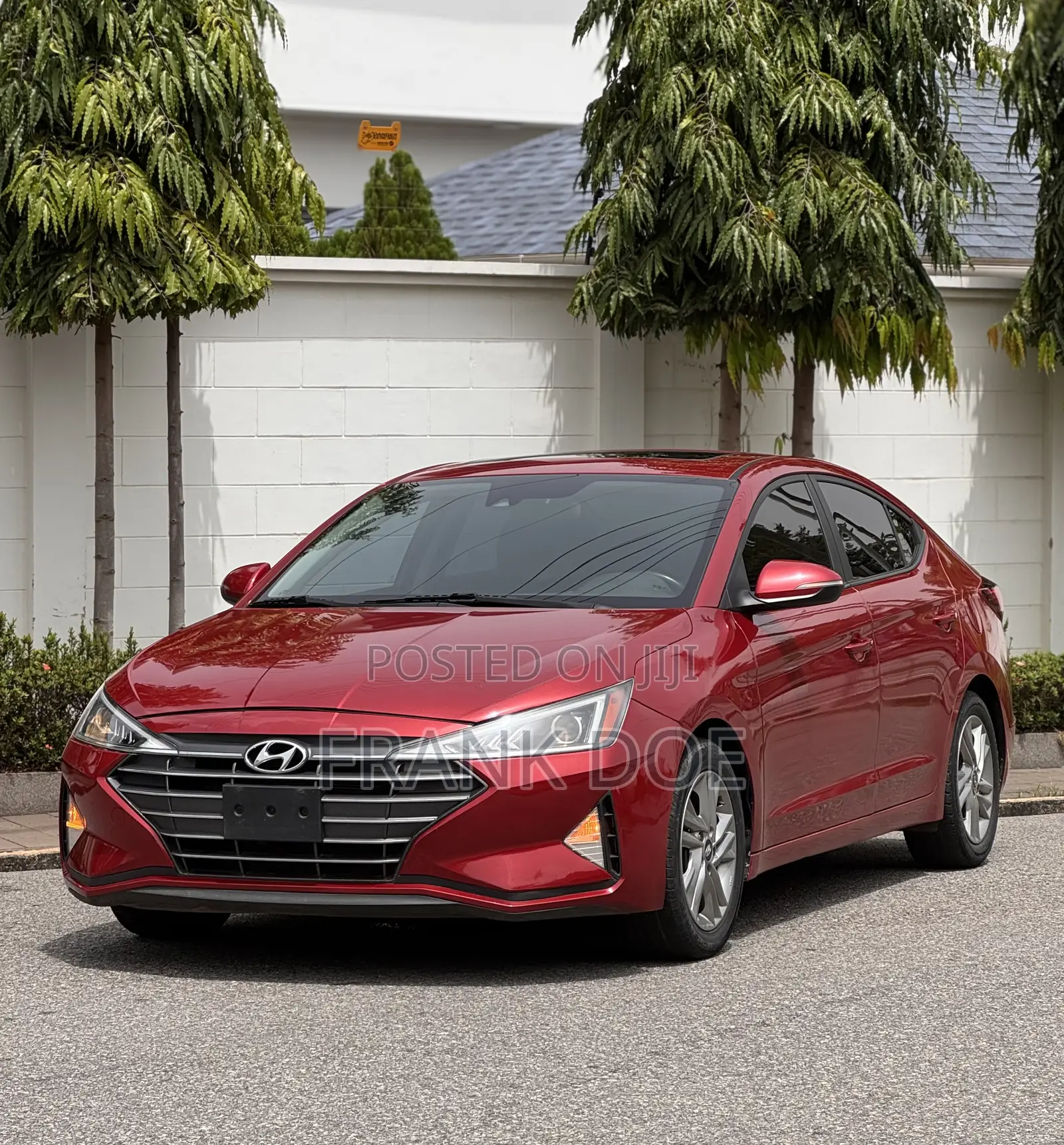 Hyundai Elantra Limited 2020 Red