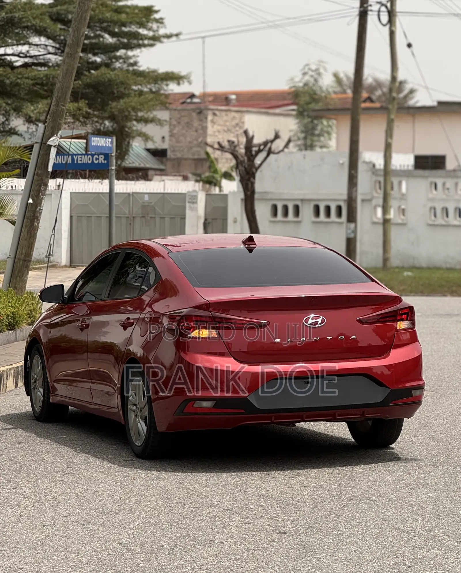 Hyundai Elantra Limited 2020 Red