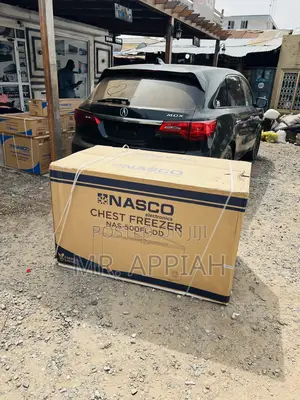 Nasco Nas500fl 425l Double Door Chest Freezer With Lock Key 