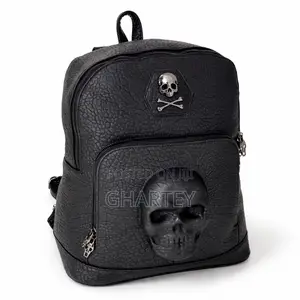Rebel Edge Skull Backpack Crossbody Set – Bold Gothic Style