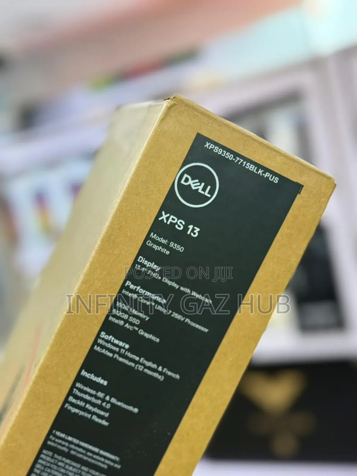 New Laptop Dell XPS 13 16GB Intel Core Ultra 7 SSD 512GB