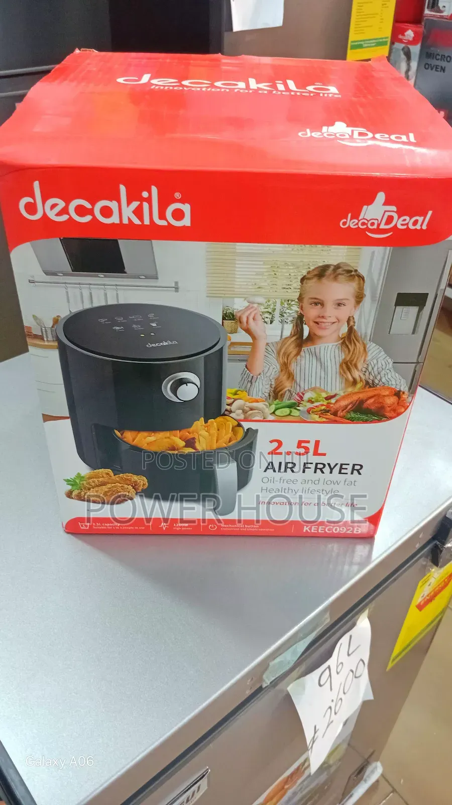 Decakila 2.5l Air Fryer – Great Value Kitchen Upgrade 2.5l Air Fryer