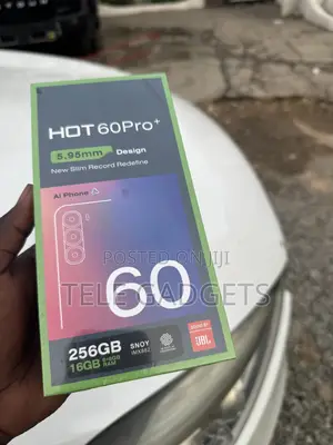 New Infinix Hot 60 Pro+ 128 GB Black